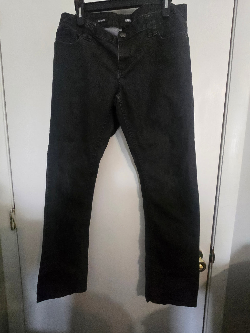 Ana A New Approach Womens Black Jeans Size 12